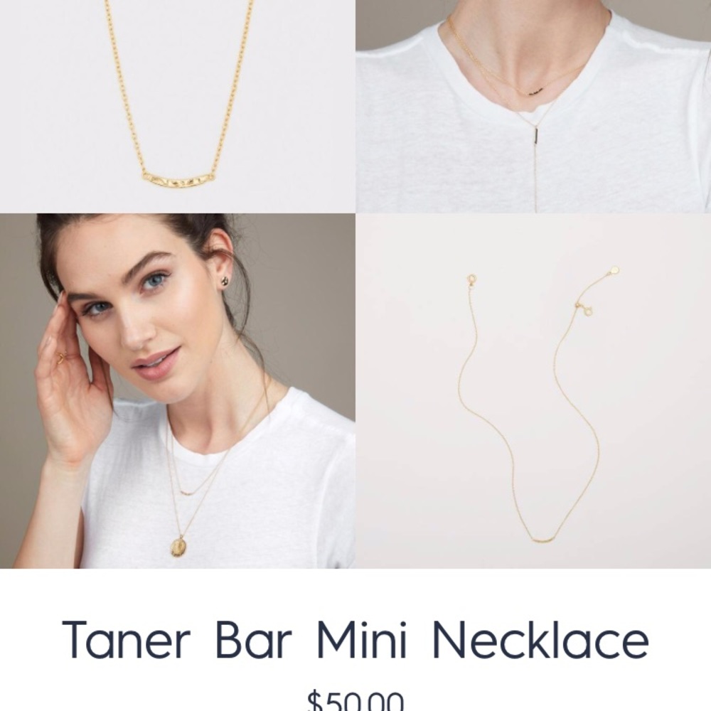 BRAND NEW* Gorjana Taner Mini Bar Necklace